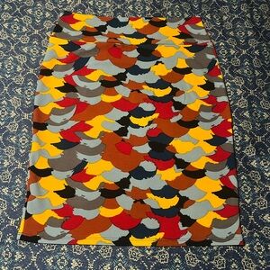 LuLaRoe Cassie Colorful Abstract Pattern Pencil Skirt